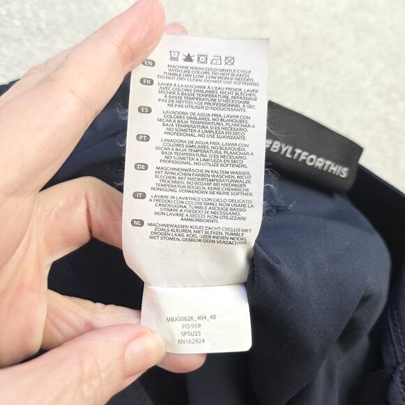 BYLT Ace Jogger Pant 2.0 Mens 40 Navy Cuffed Jogger Performance Pants - Picture 7 of 12